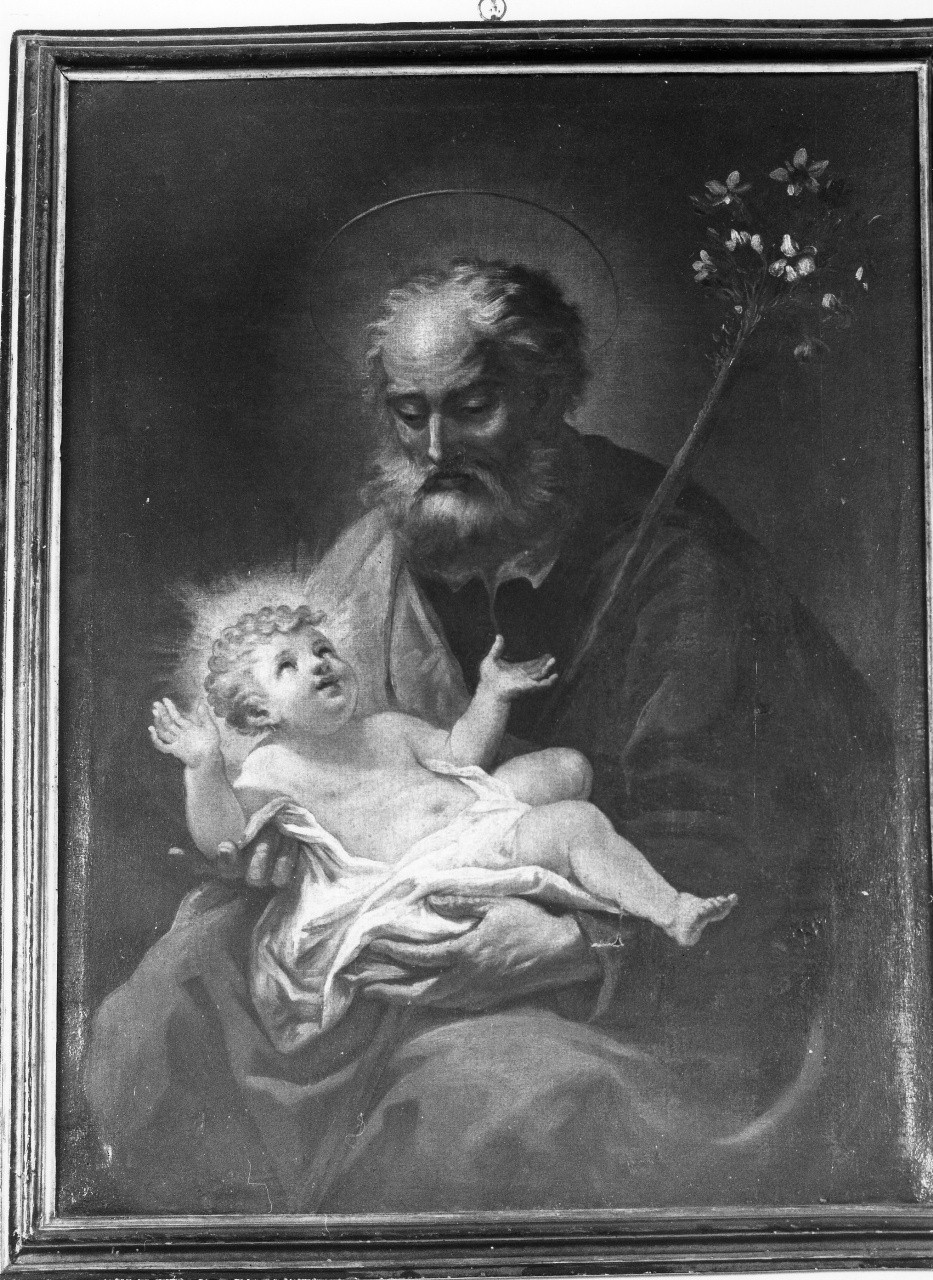 San Giuseppe e Gesù Bambino (dipinto) - ambito toscano (secc. XVIII/ XIX)