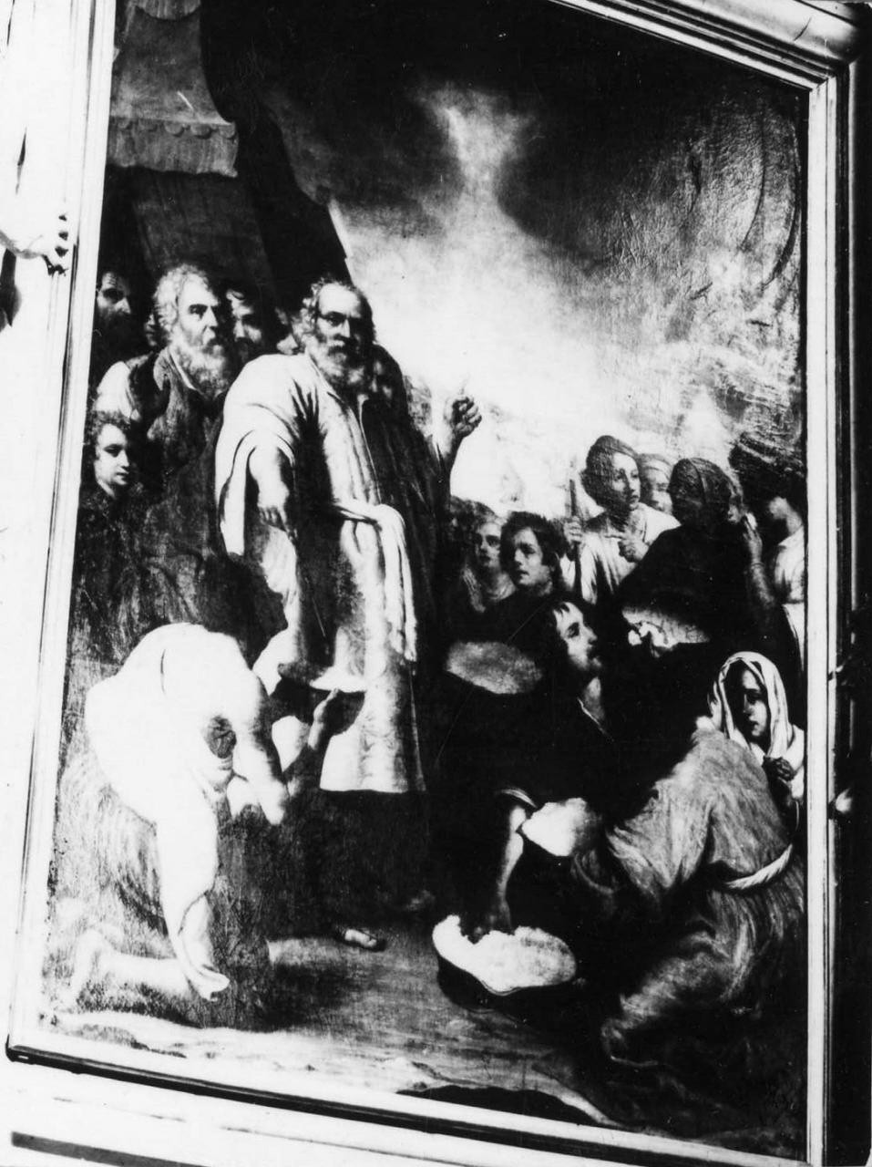 caduta della manna (dipinto) di Cardi Ludovico detto Cigoli (attribuito) (sec. XVI)