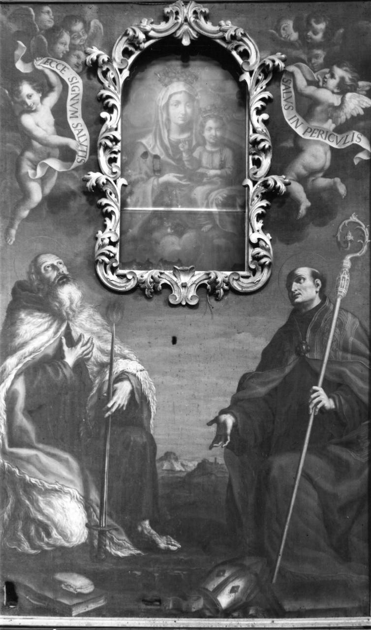 Madonna con Bambino (dipinto) di Marchesini Pietro detto Ortolanino (attribuito) (sec. XVIII)