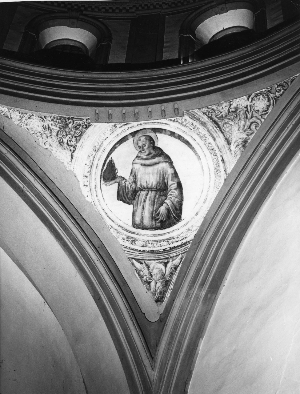 San Bernardino da Siena (dipinto) di Mazziere Domenico (sec. XV)