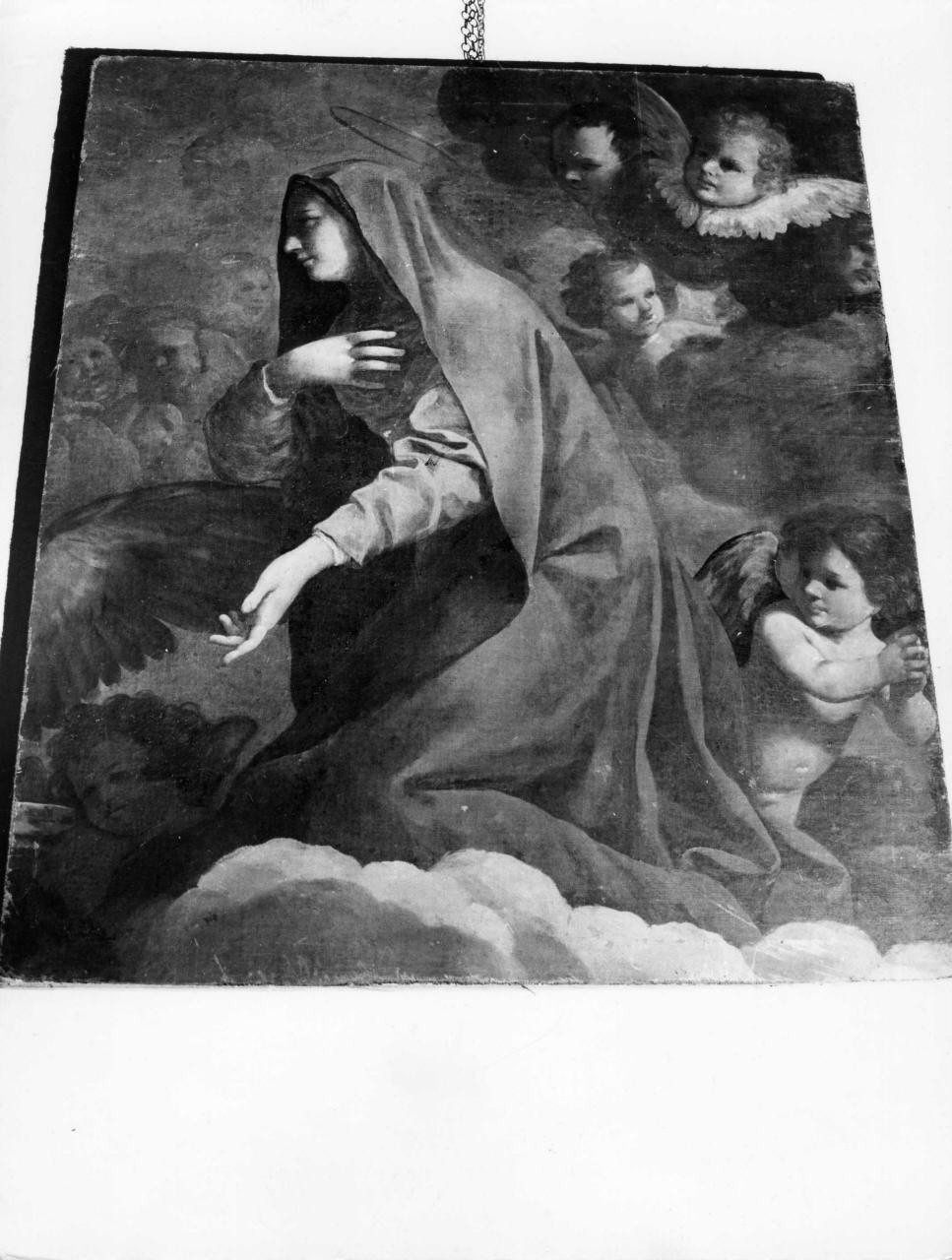 Cristo, Madonna e santi (dipinto, insieme) di Gimignani Giacinto (attribuito) (sec. XVII)