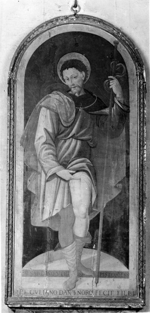 San Rocco (dipinto) di Del Signoraccio Bernardino d'Antonio (sec. XVI)