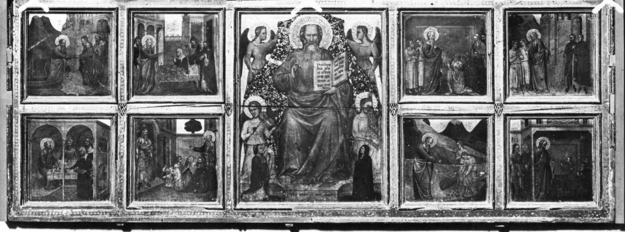 Madonna con Bambino e Santi (polittico) di Gaddi Taddeo (sec. XIV)