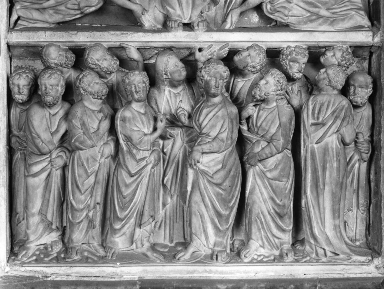 figure in adorazione (formella) di Guglielmo da Pisa (sec. XIII)