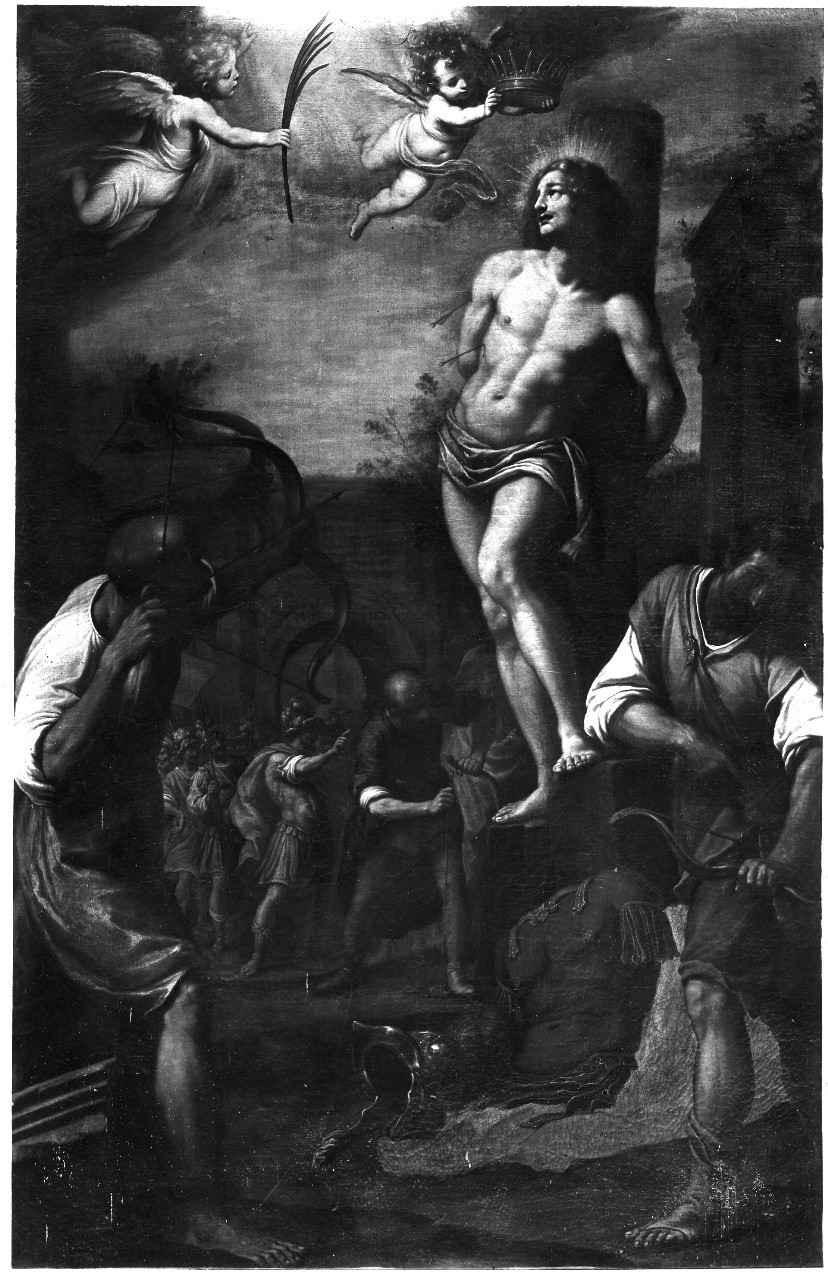 martirio di San Sebastiano (dipinto) di Von Aachen Johann (inizio sec. XVII)