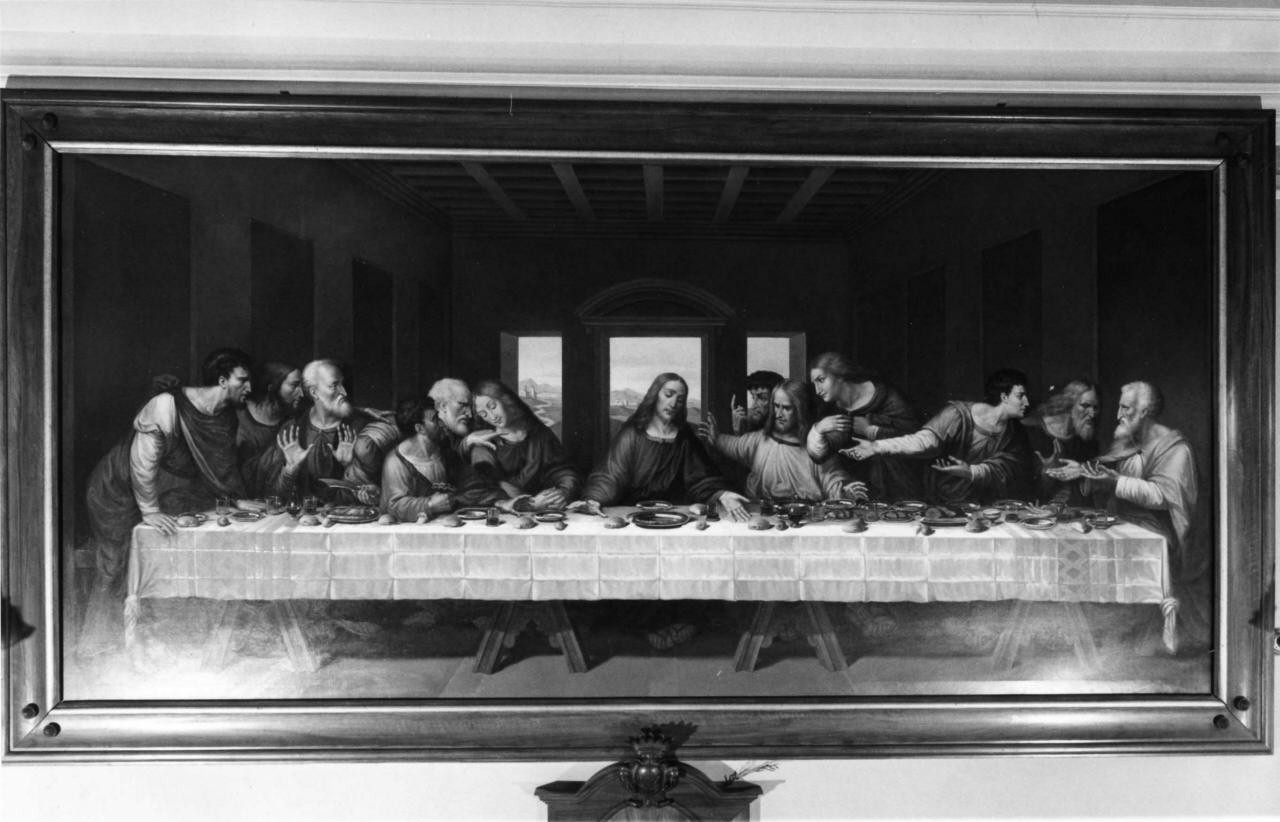 ultima cena (dipinto) di Casanuova Ugo (sec. XIX)