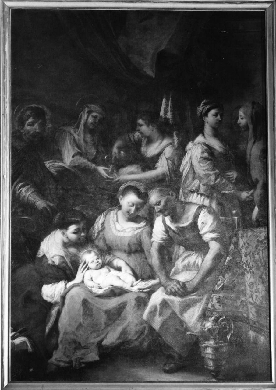 nascita di Maria Vergine (dipinto) di Gherardini Alessandro (primo quarto sec. XVIII)
