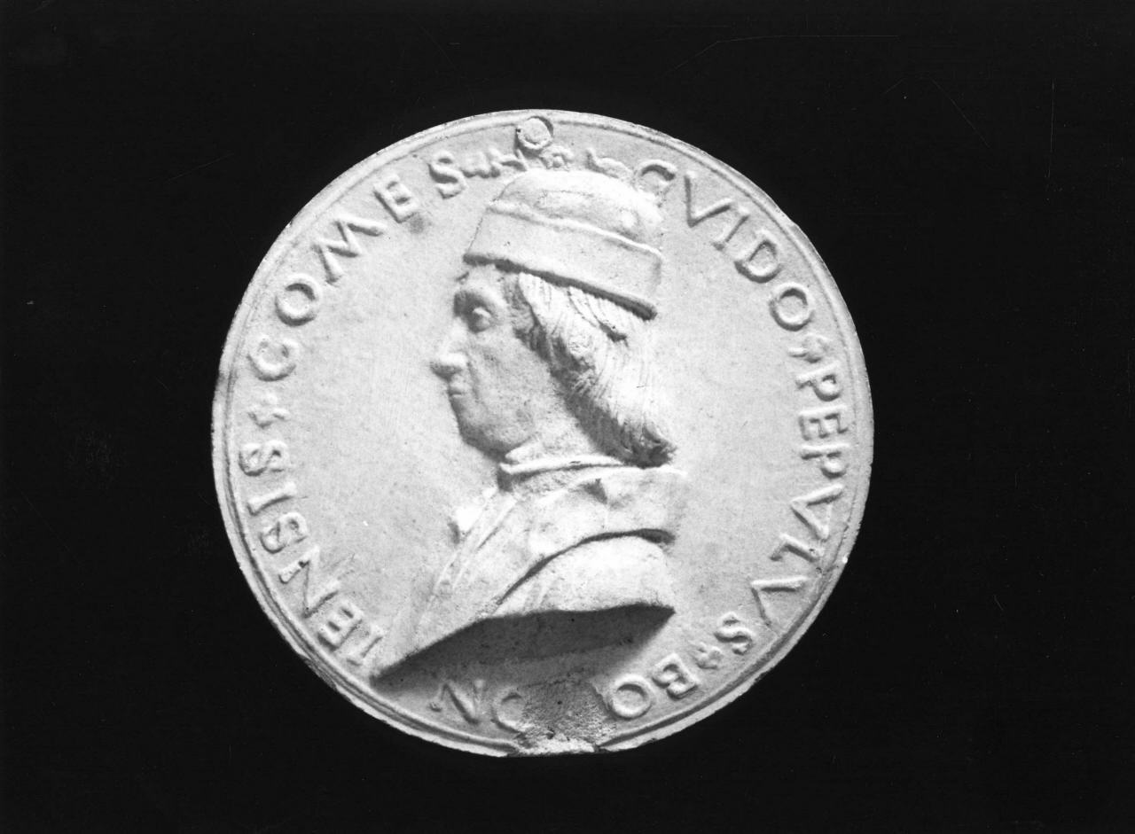ritratto di Guido Pepoli (calco di medaglia) di Lelli Oronzio (ultimo quarto sec. XIX)