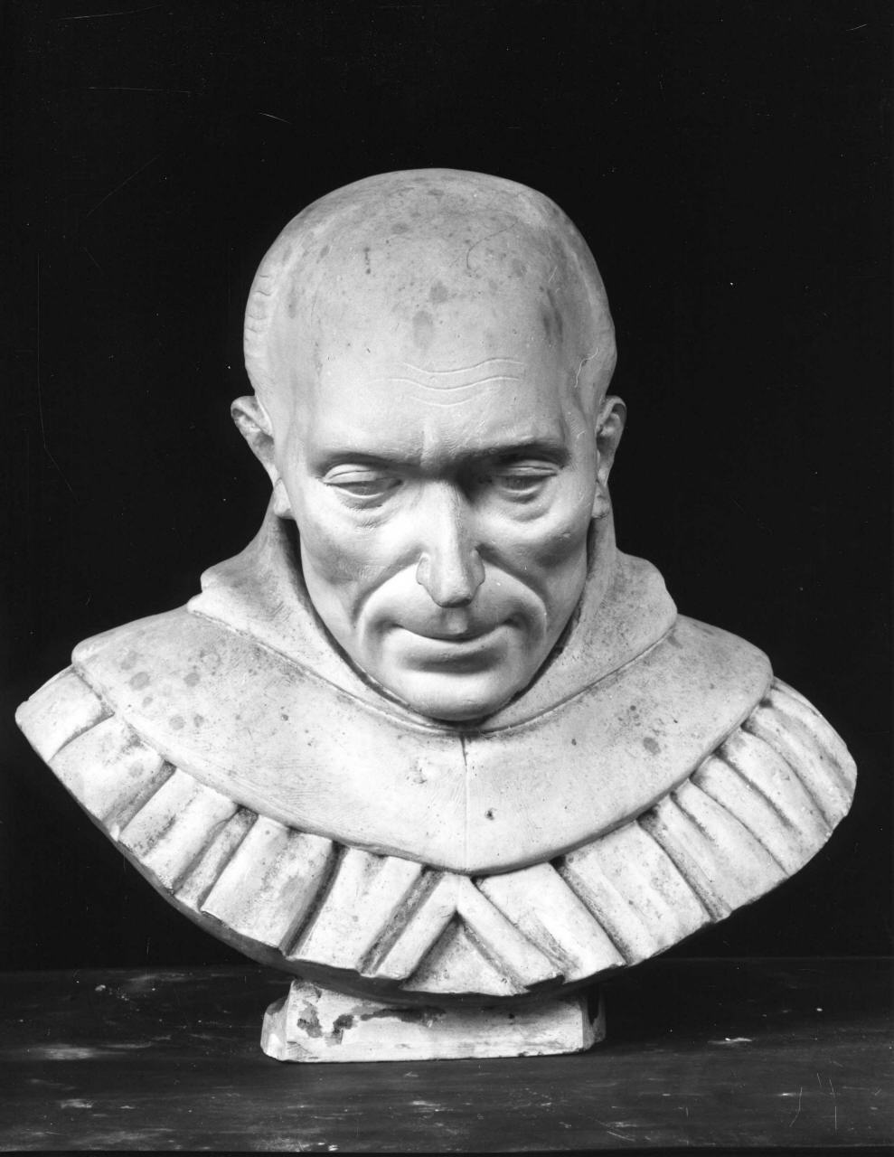 busto ritratto del beato Alberto Magno (scultura) di Lelli Oronzio (sec. XIX)