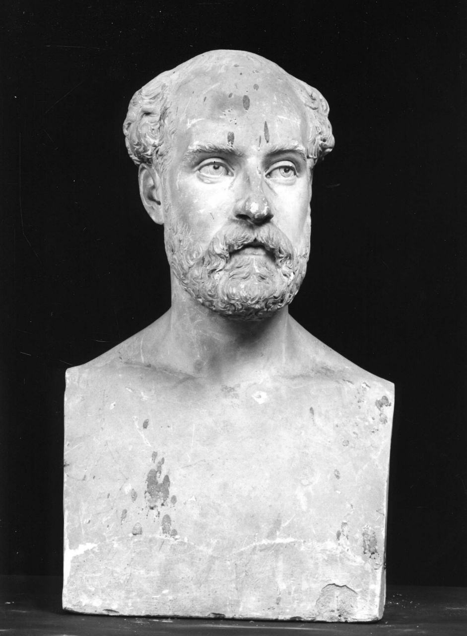 busto ritratto di Oronzio Lelli (scultura) di Pazzi Enrico (sec. XIX)