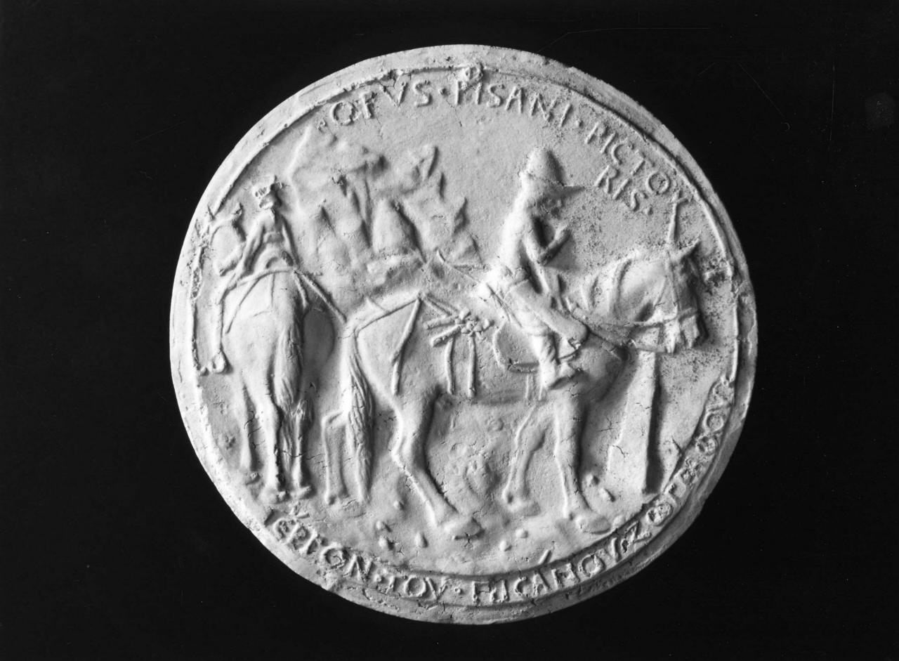 cavalieri (calco di medaglia) di Lelli Oronzio (bottega) (sec. XIX)