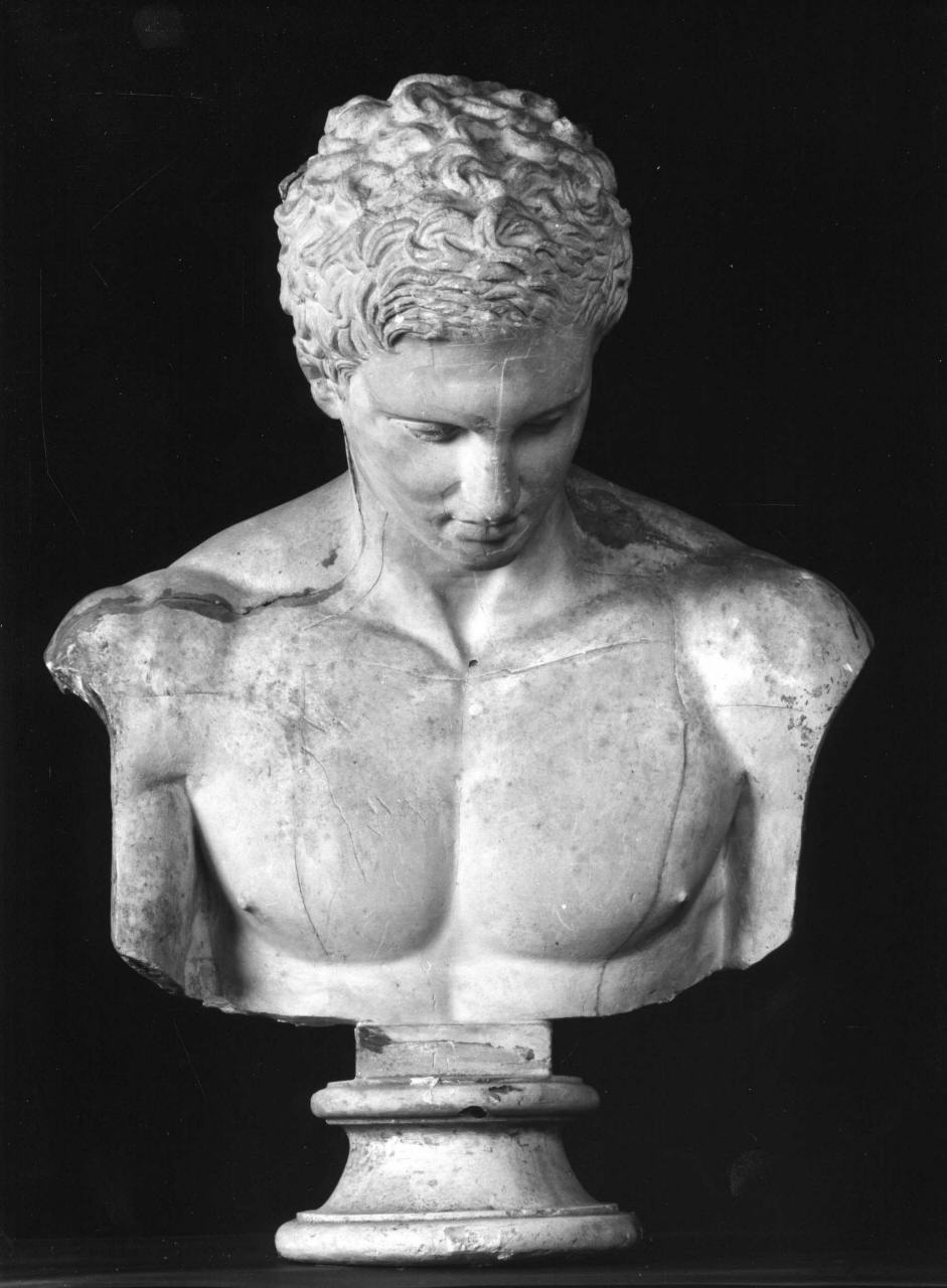 Apoxyomenos, busto maschile (statua) - produzione italiana (sec. XX)