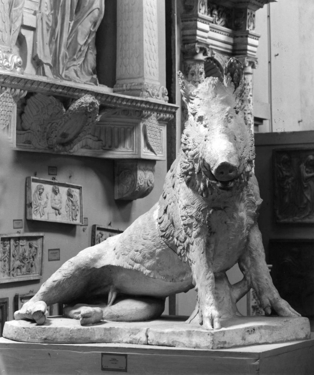 Il porcellino, cinghiale (statua) di Lelli Luigi (bottega) (secc. XIX/ XX)