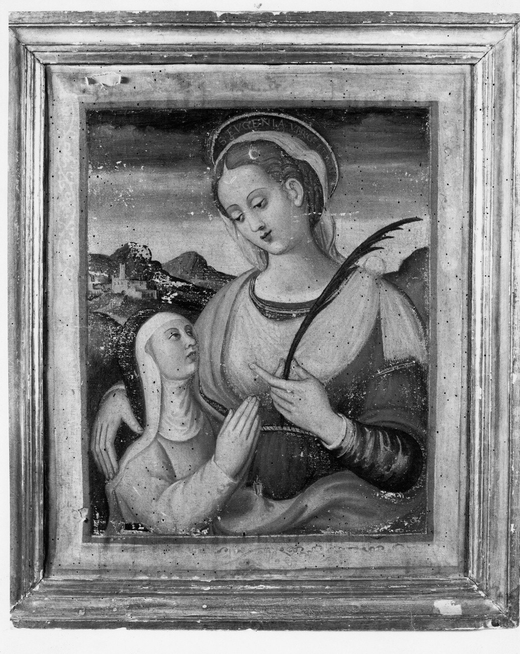 Santa Eugenia e una suora (dipinto) - ambito toscano (fine, prima metà sec. XV, sec. XVI)
