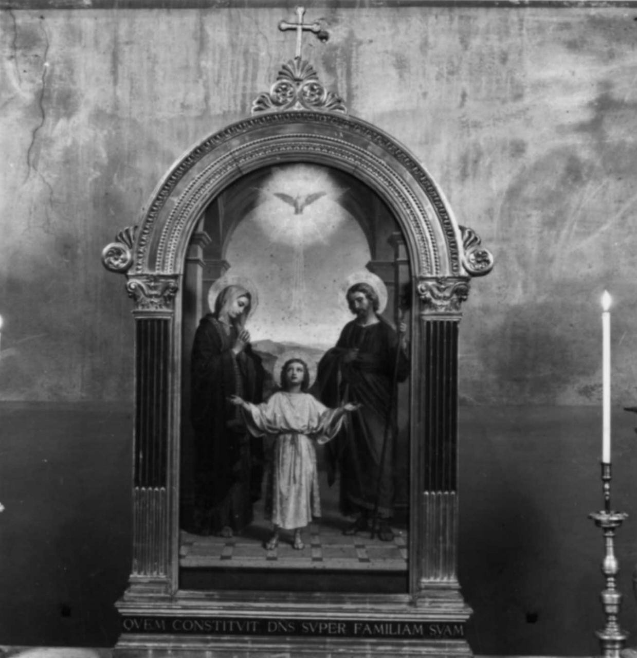 Sacra Famiglia (dipinto) di Franchi Alessandro (seconda metà sec. XIX)