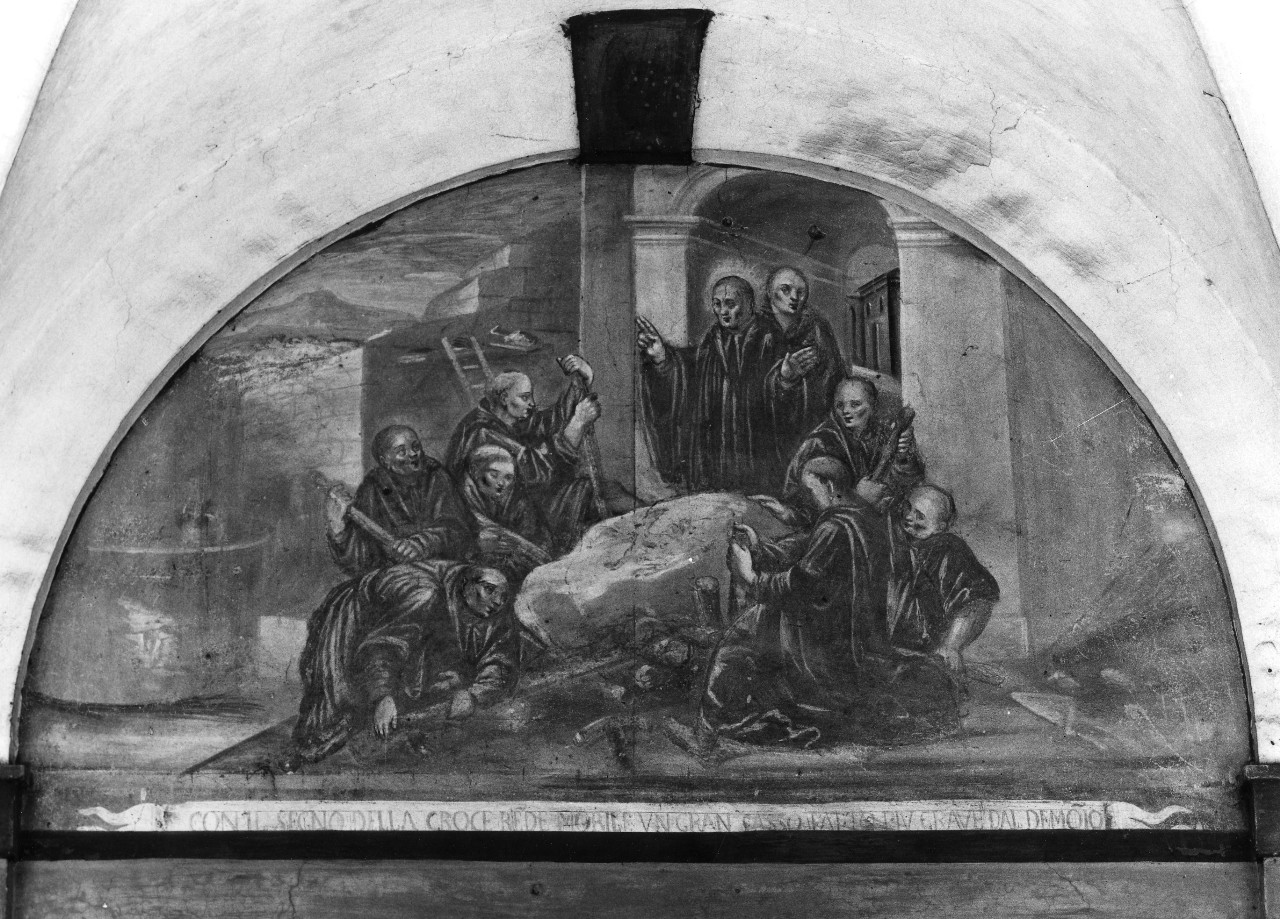 miracolo di San Benedetto (dipinto) - ambito toscano (prima metà sec. XVIII)