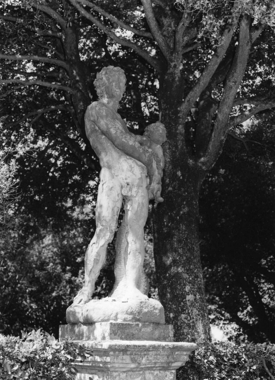 Mercurio e Bacco bambino (statua) - manifattura italiana (sec. XVIII)