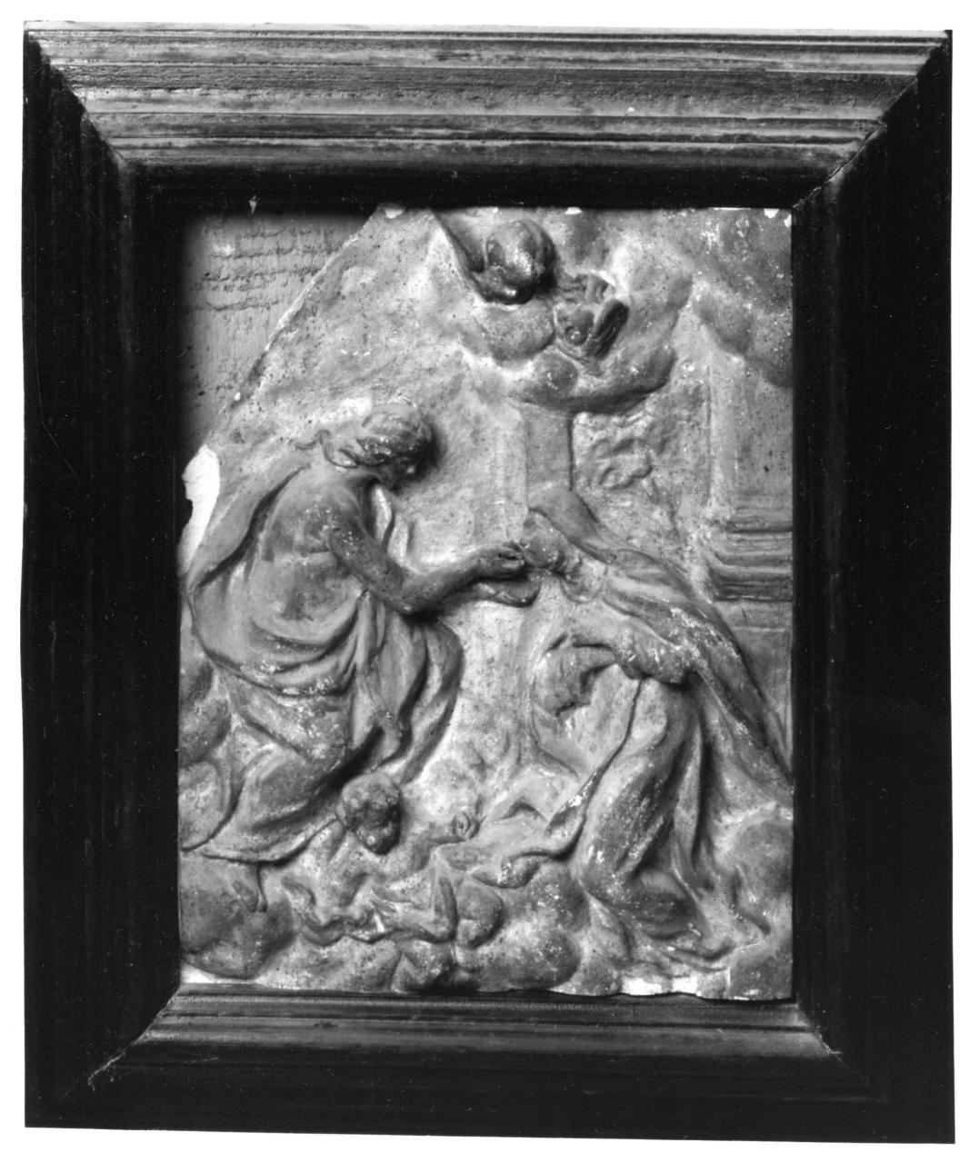 comunione di Santa Margherita da Cortona (rilievo) - ambito toscano (sec. XVIII)