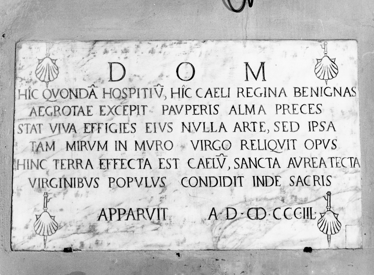 lapide - produzione pistoiese (sec. XVI)