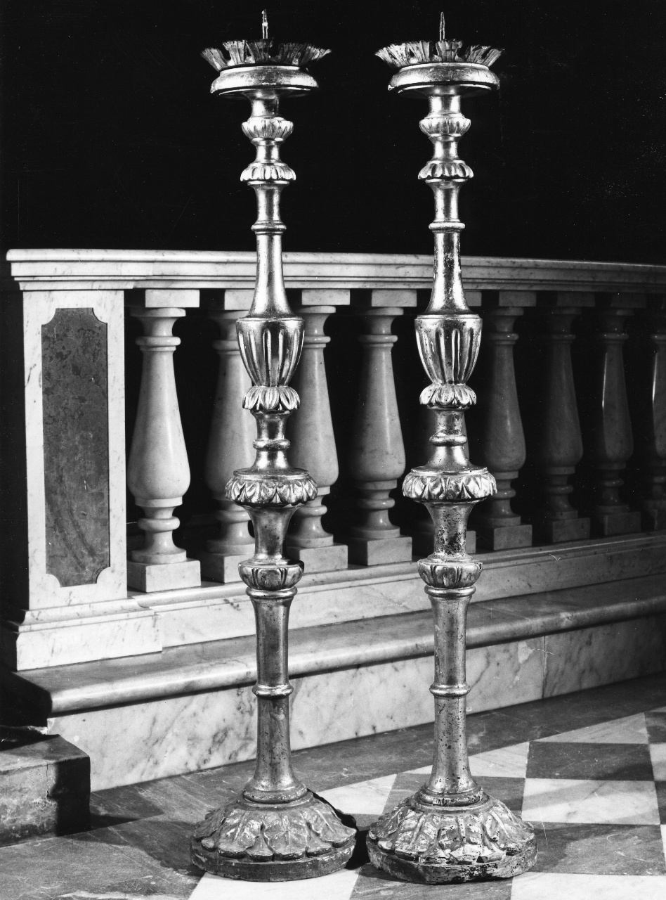 candelabro, serie - manifattura toscana (sec. XIX)