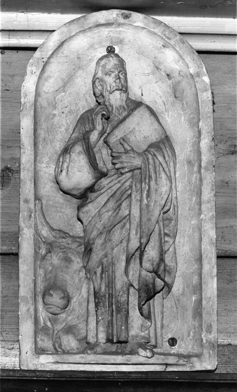 San Luca (rilievo) di Arcangioli Pietro (fine/inizio secc. XIX/ XX)