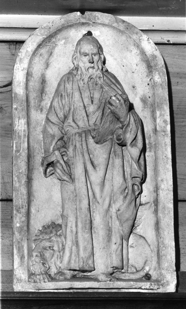 San Marco Evangelista (rilievo) di Arcangioli Pietro (fine/inizio secc. XIX/ XX)