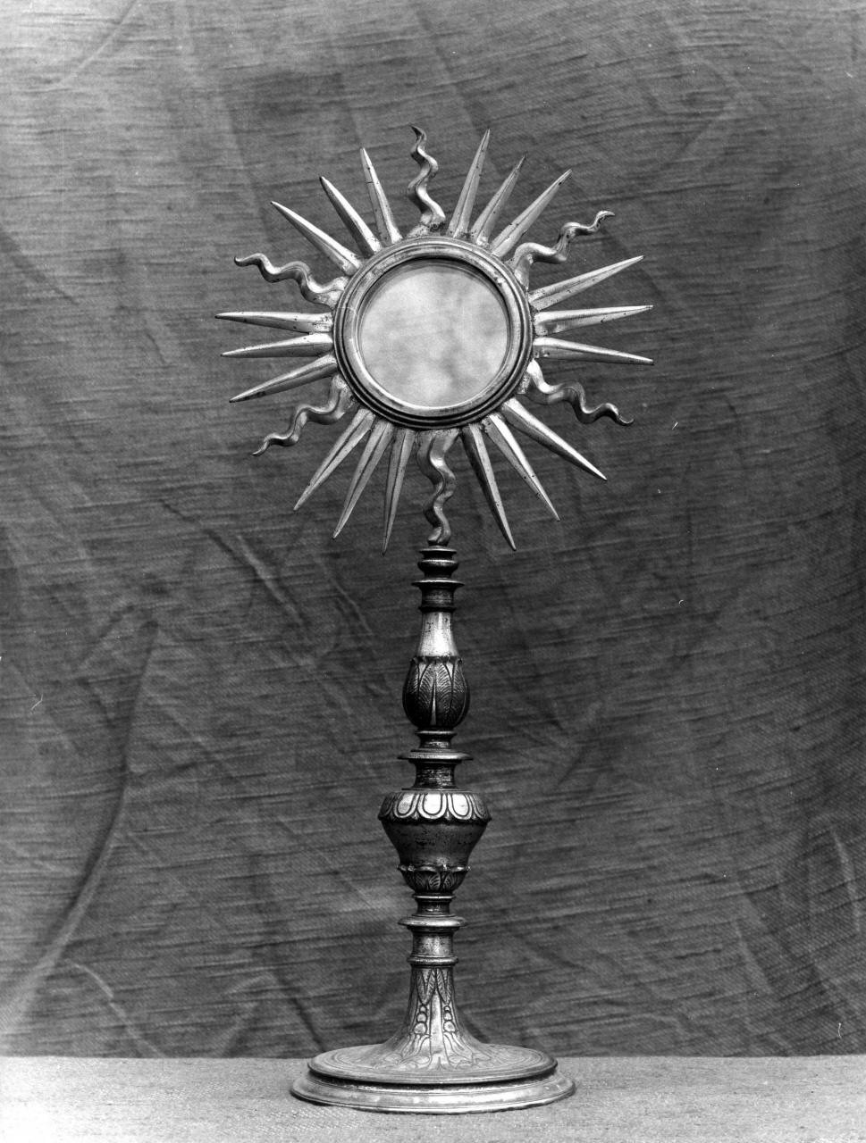 ostensorio - a raggiera - bottega toscana (sec. XVII)