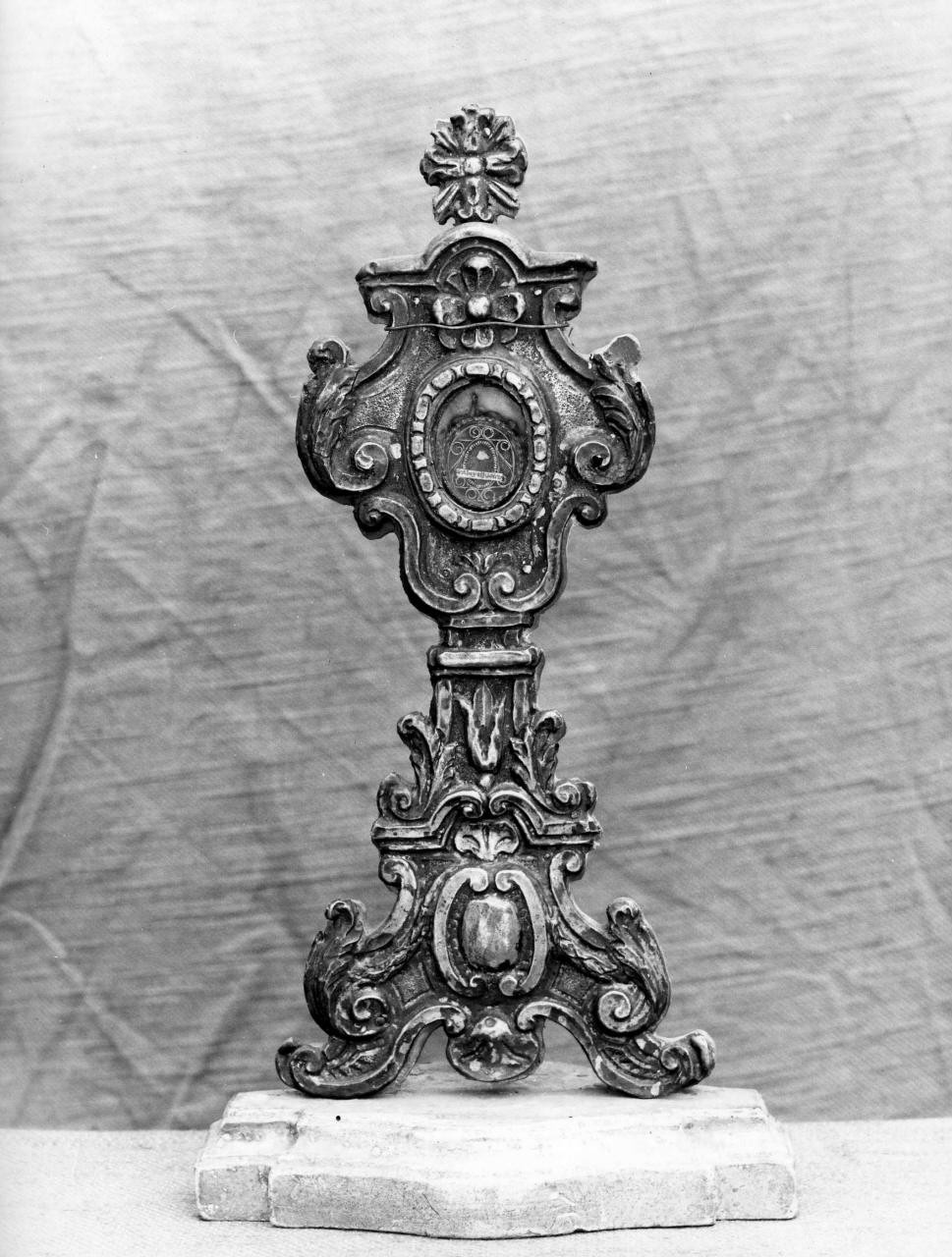 reliquiario - a ostensorio - bottega toscana (sec. XVIII)