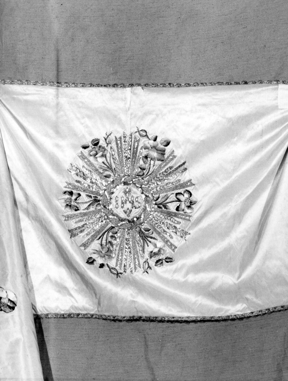 monogramma cristologico (velo omerale) - manifattura toscana (sec. XIX)