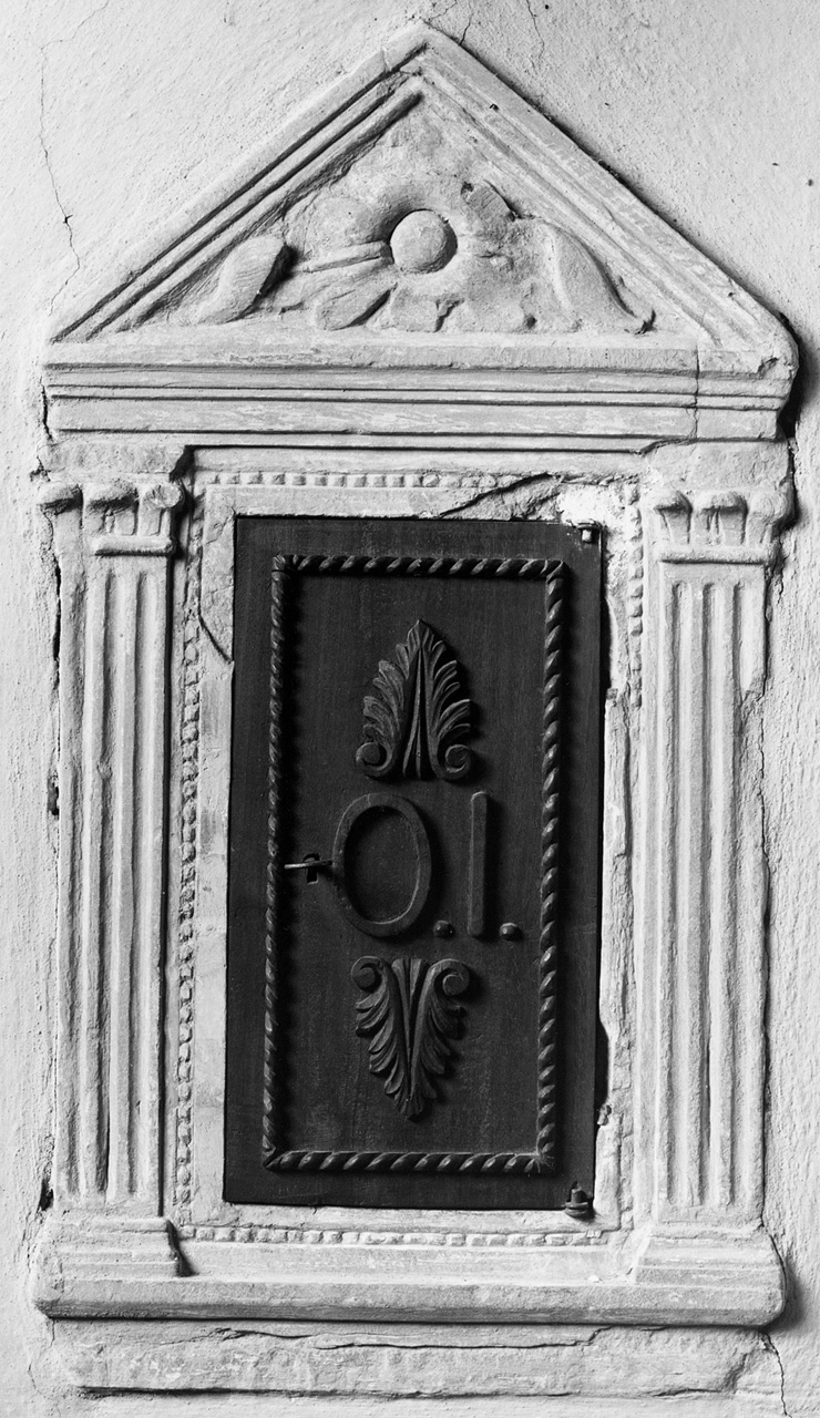 tabernacolo murale - manifattura toscana (seconda metà sec. XV)