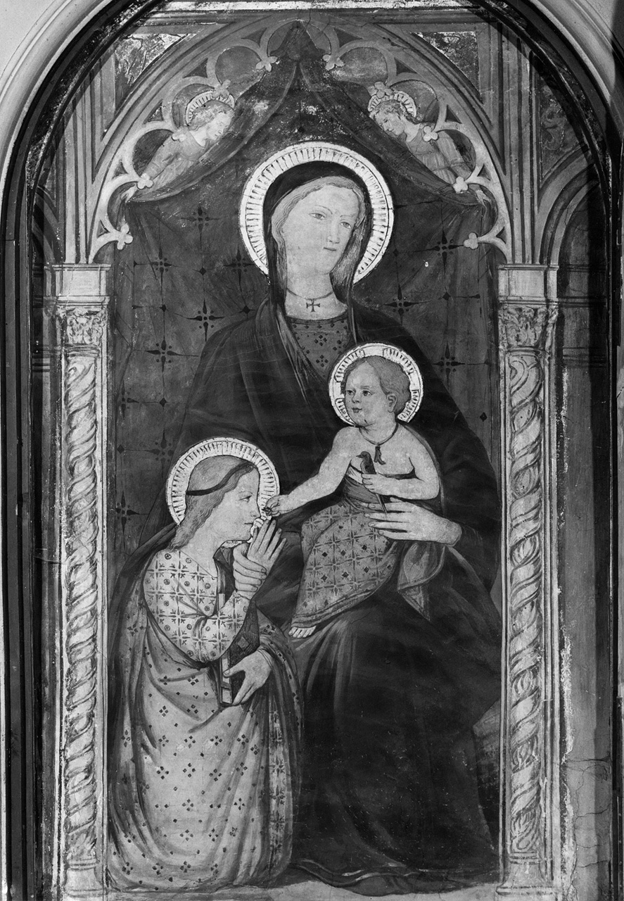 matrimonio mistico di Santa Caterina d'Alessandria (dipinto) - ambito fiorentino (inizio sec. XV)