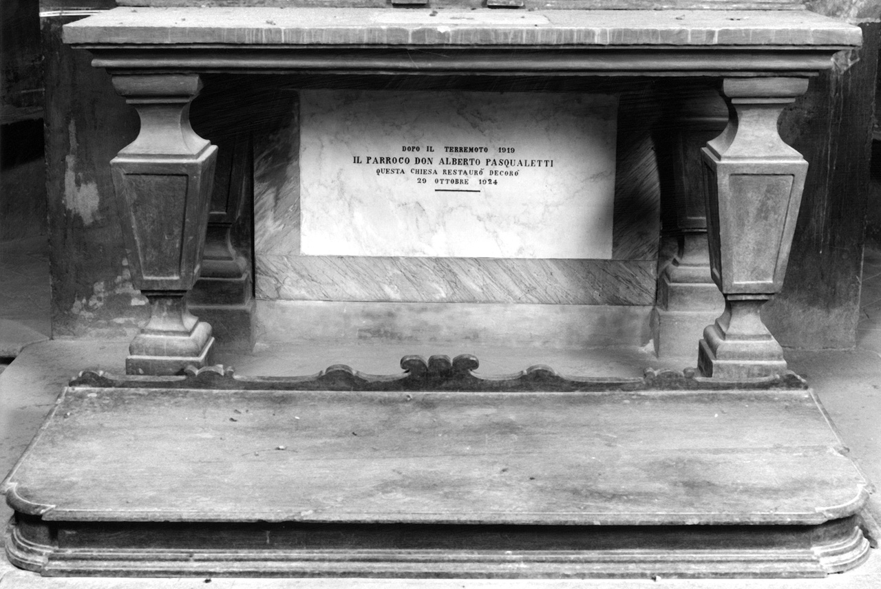 altare maggiore - manifattura toscana (sec. XX)