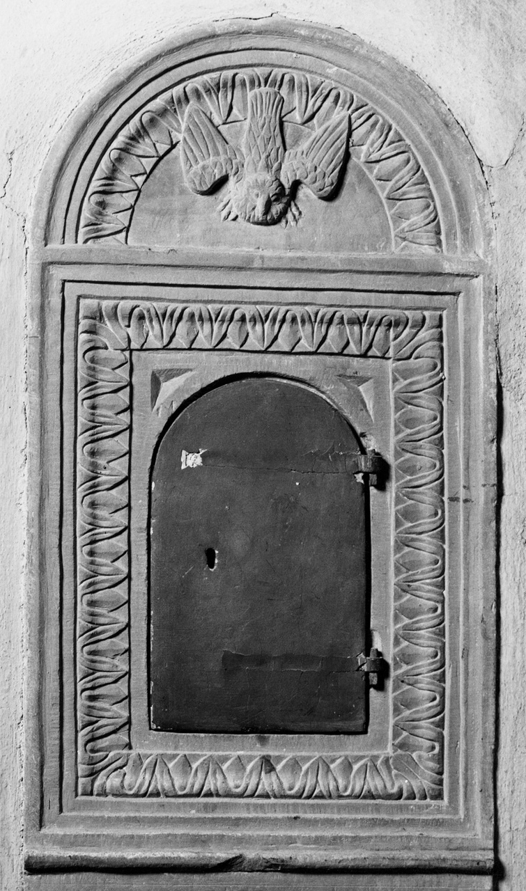 tabernacolo murale - manifattura toscana (seconda metà sec. XV)