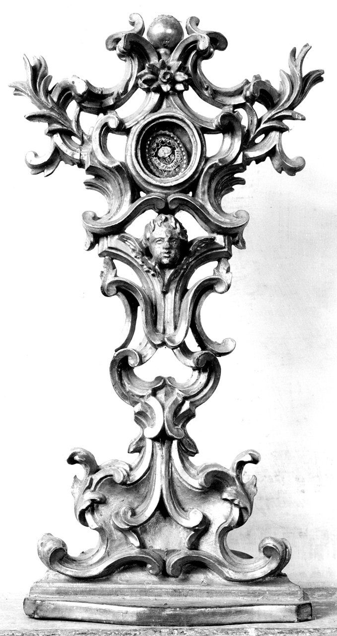 reliquiario - a ostensorio - produzione toscana (prima metà sec. XVIII)