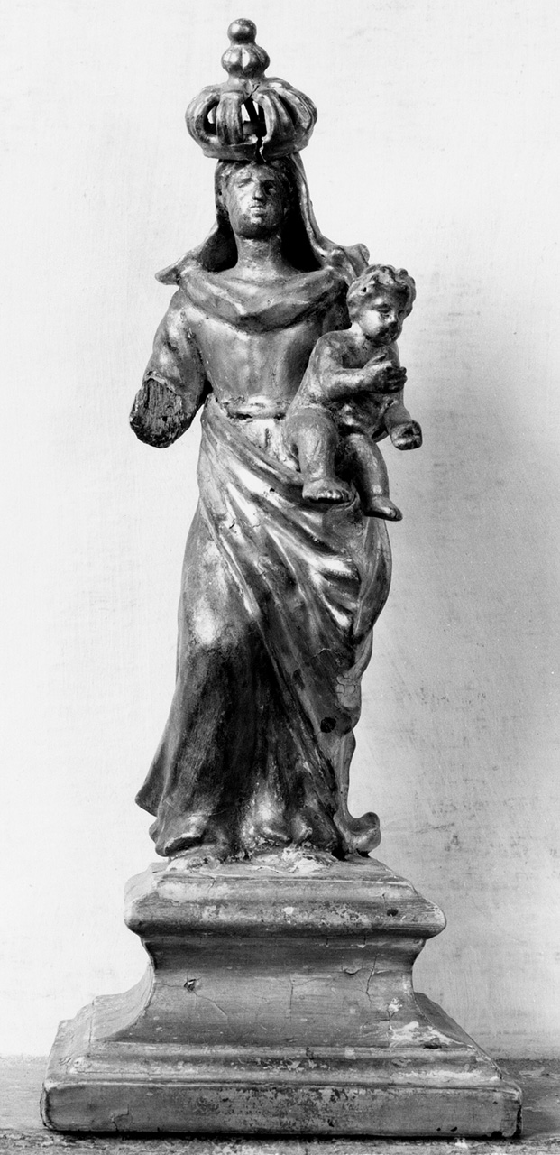 Madonna con Bambino (scultura) - ambito toscano (metà sec. XVIII)