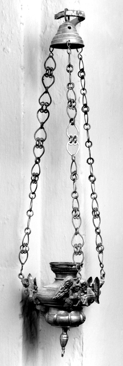 lampada pensile - produzione toscana (seconda metà sec. XIX)