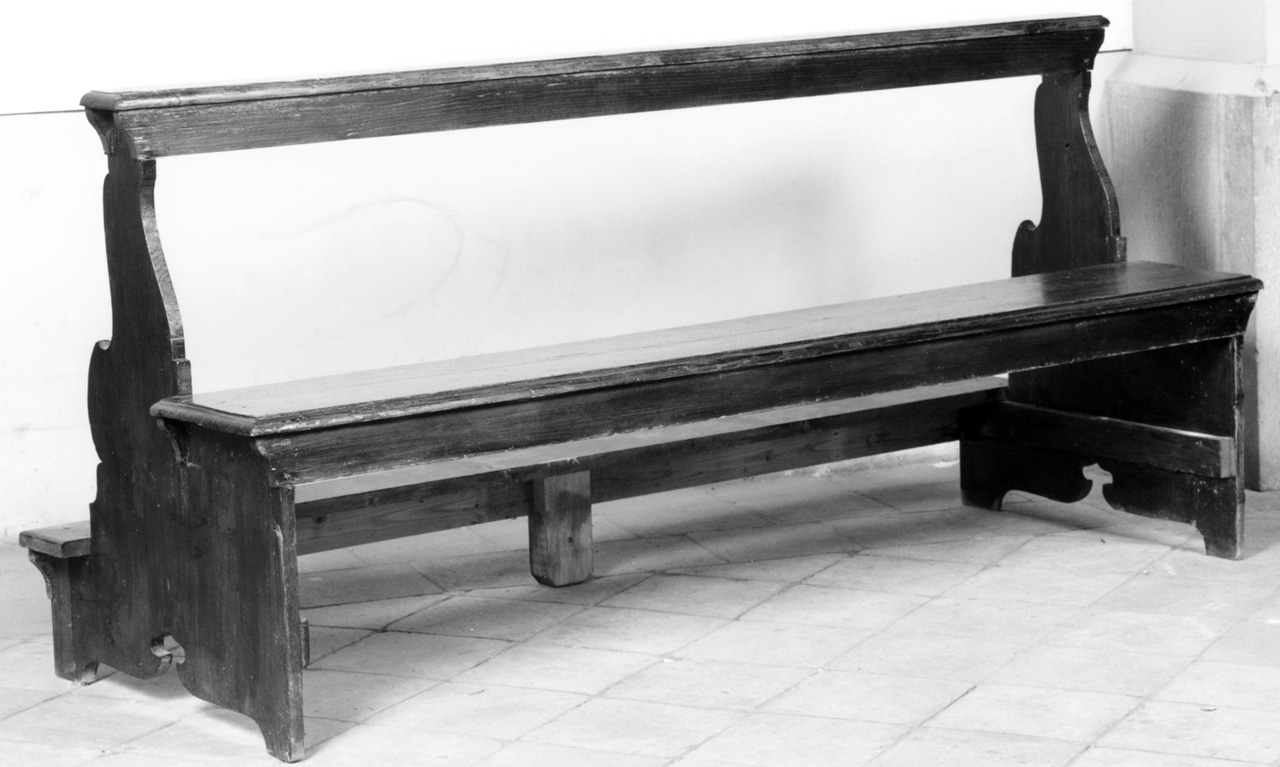 panca, serie - produzione toscana (seconda metà sec. XIX)