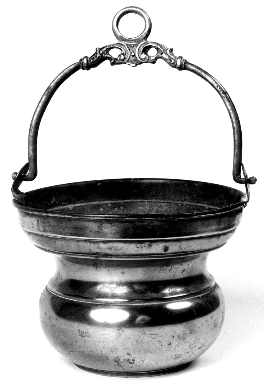 secchiello per l'acqua benedetta - produzione toscana (seconda metà sec. XIX)