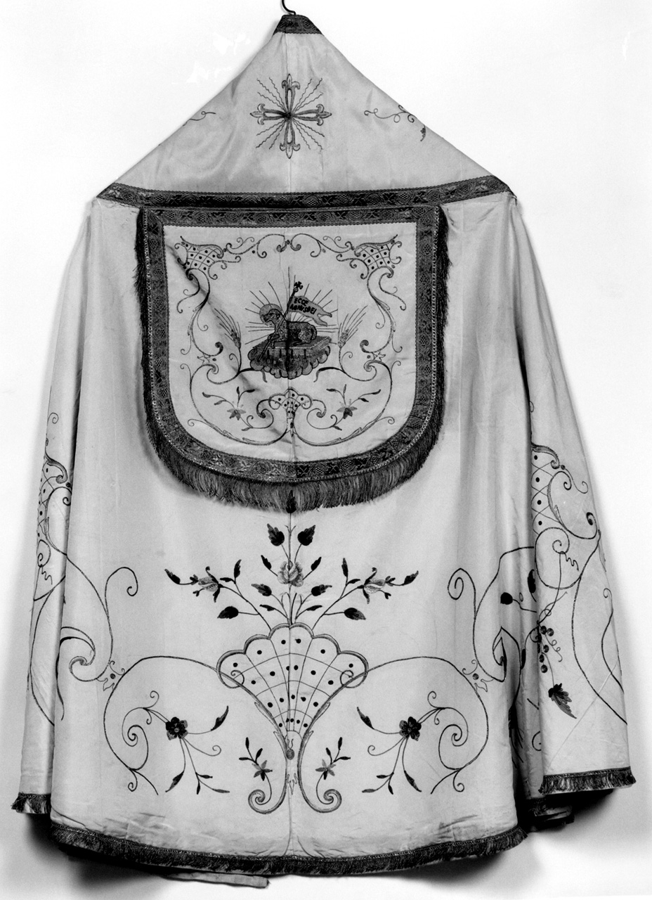 piviale - manifattura italiana (seconda metà sec. XIX)