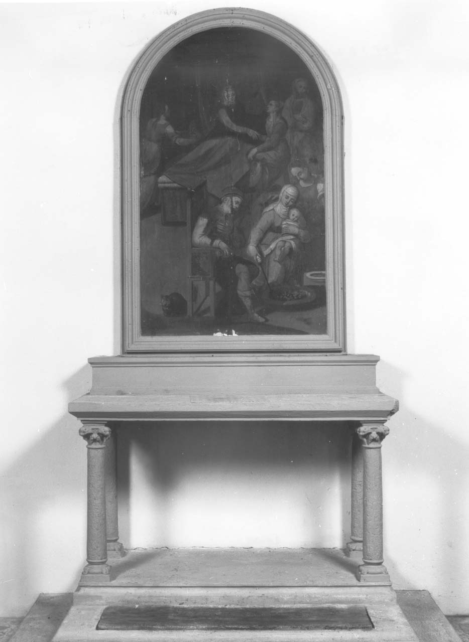 altare - manifattura toscana (primo quarto sec. XX)