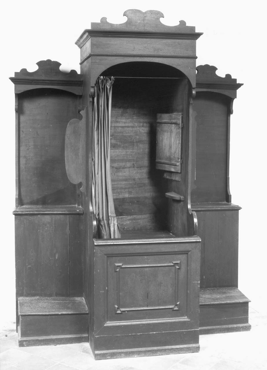 confessionale - produzione toscana (fine/inizio secc. XIX/ XX)