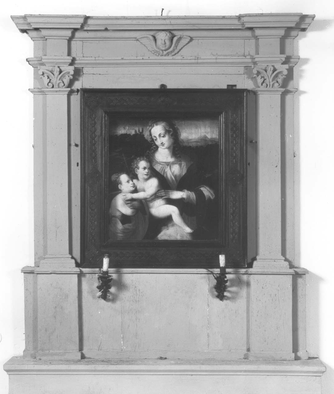 cornice architettonica - manifattura toscana (seconda metà sec. XVI)