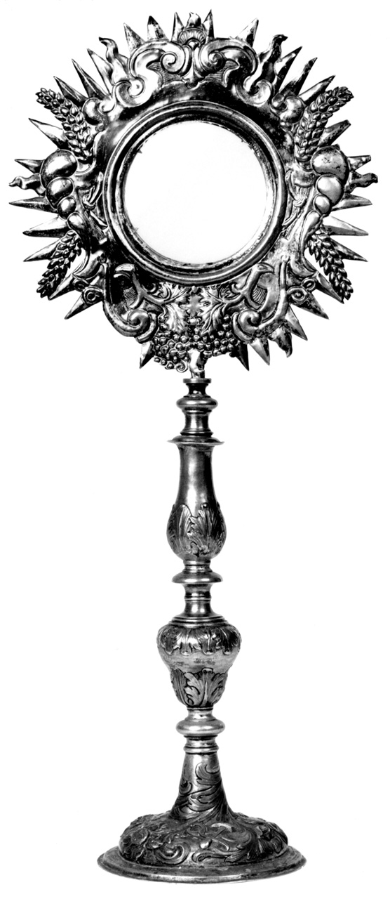 ostensorio - produzione toscana (sec. XVIII)