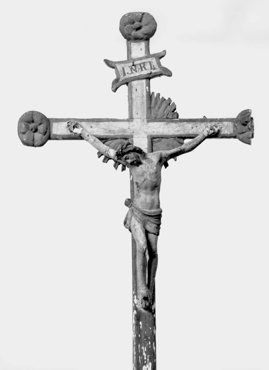 croce processionale - manifattura toscana (prima metà sec. XIX)