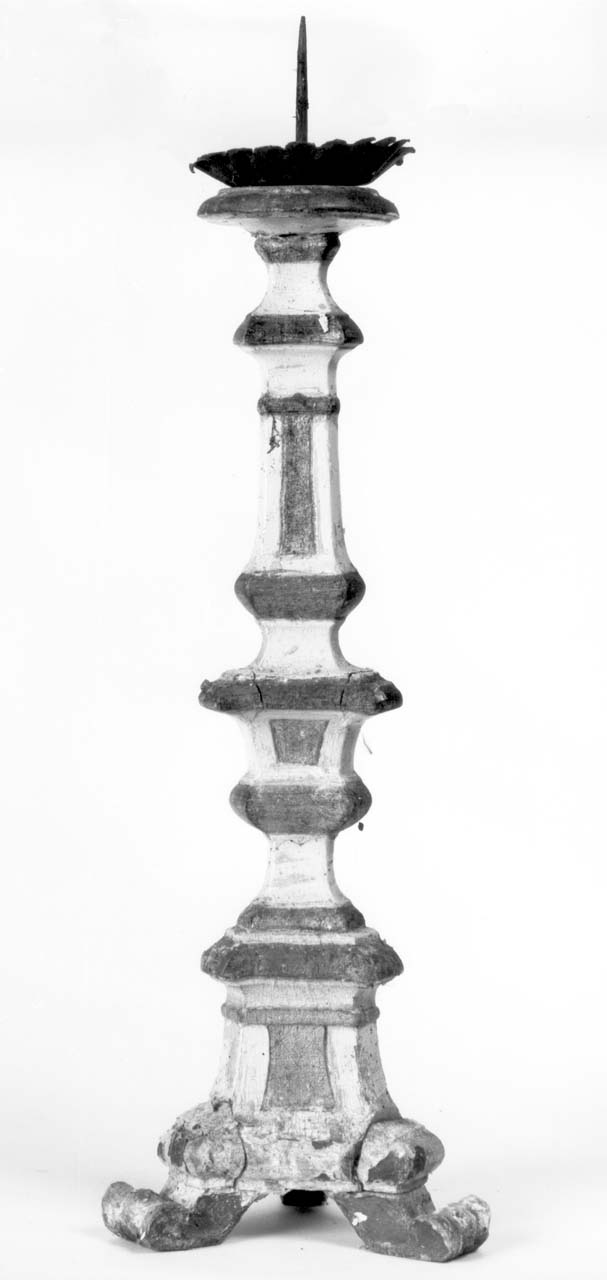 candeliere, serie - produzione toscana (fine/inizio secc. XVIII/ XIX)