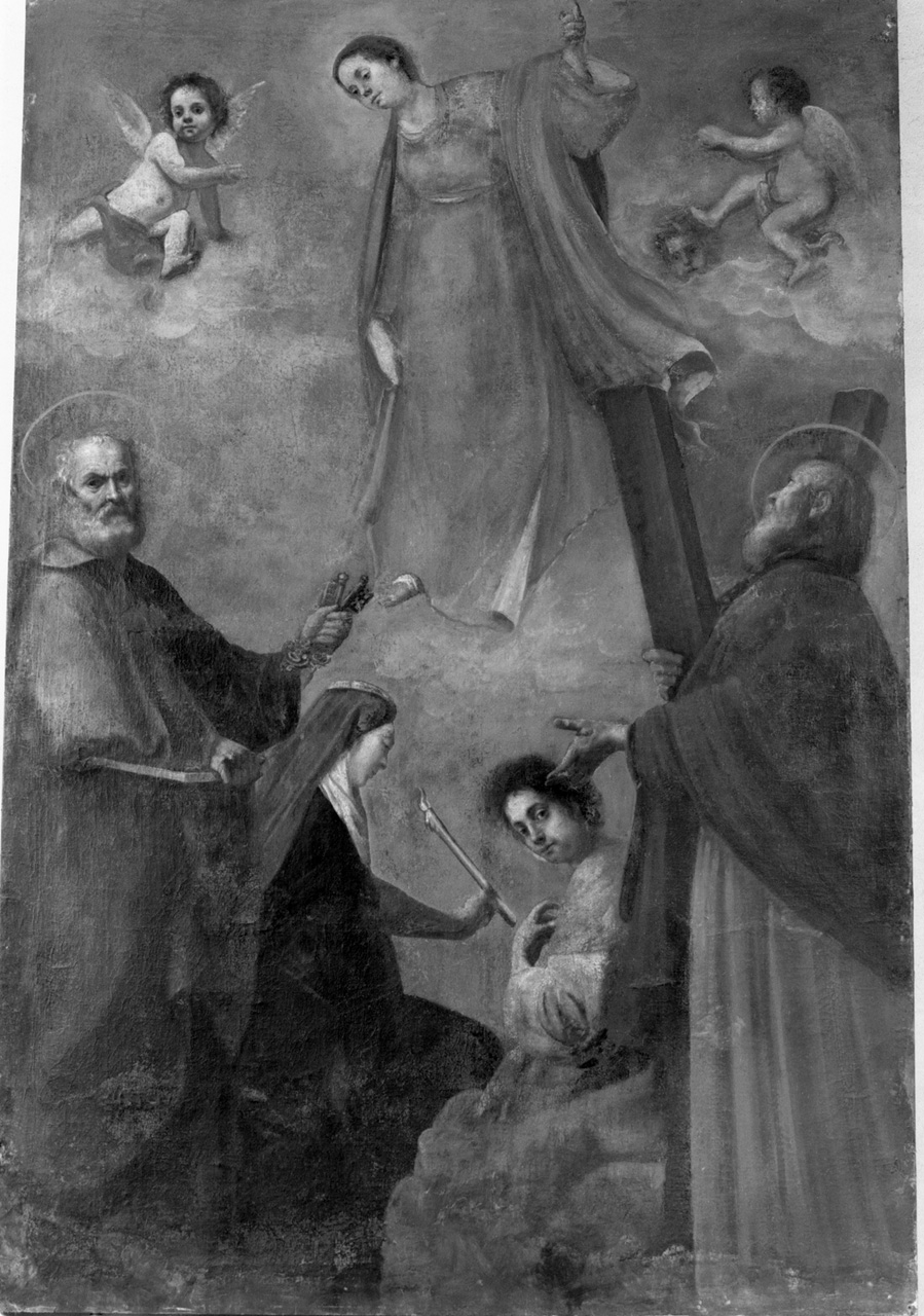 Madonna Immacolata e Santi (dipinto) - ambito fiorentino (primo quarto sec. XVII)