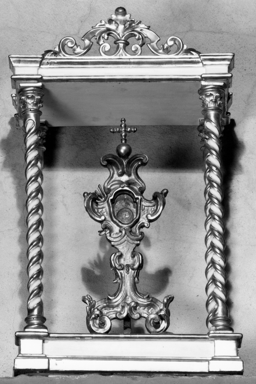 tabernacolo - a tempietto - produzione toscana (seconda metà sec. XIX)