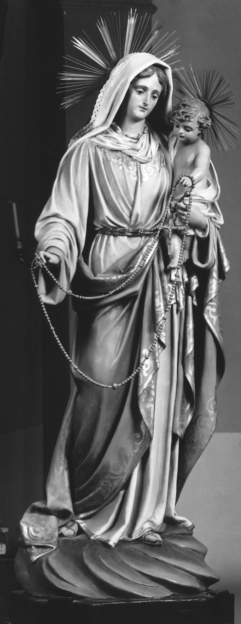 Madonna con Bambino (statua) - manifattura toscana (prima metà sec. XIX)