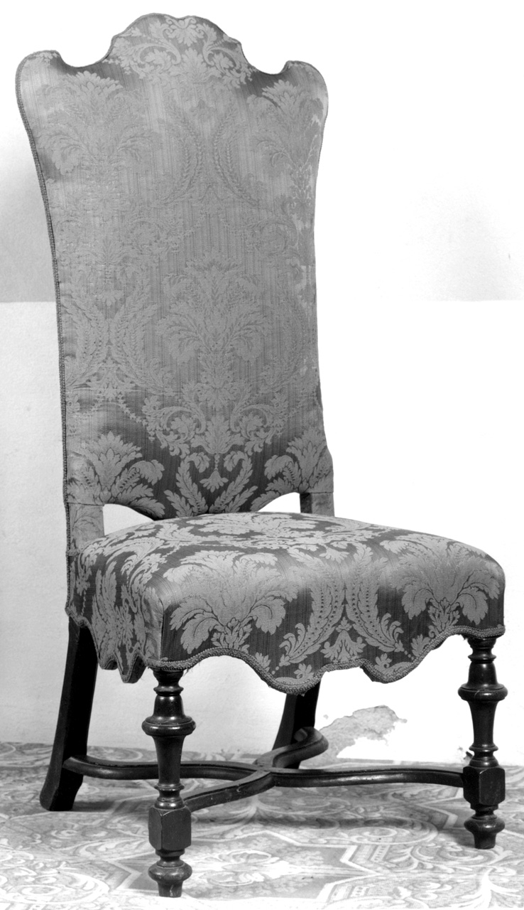 sedia - manifattura toscana (fine/inizio secc. XVII/ XVIII)