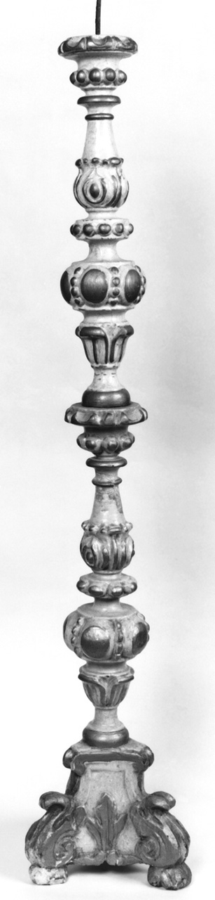 candeliere - manifattura toscana (seconda metà sec. XVII)